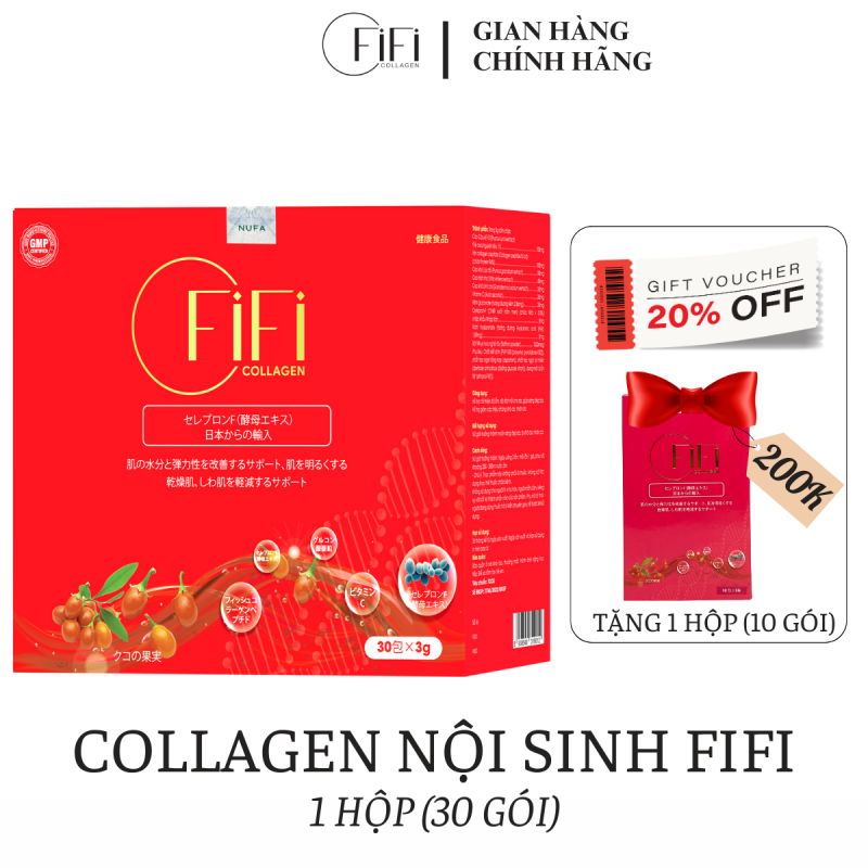 FIFI COLLAGEN - NƯỚC UỐNG GIÚP LÀN DA SĂN CHẮC, ĐÀN HỒI