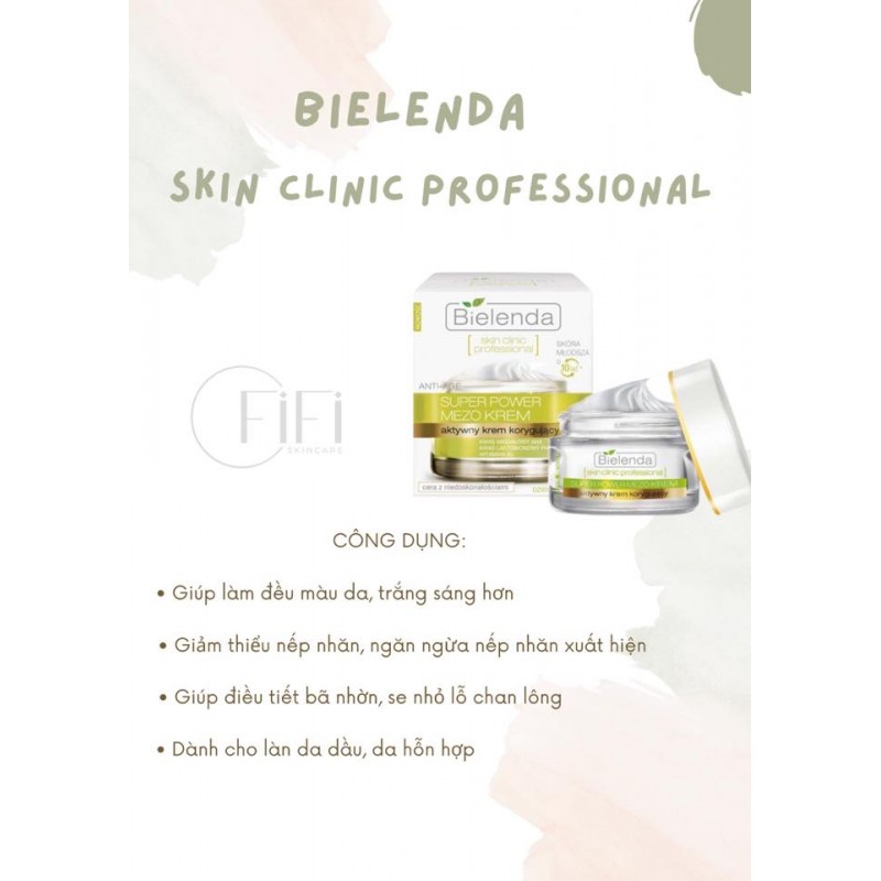 Kem dưỡng BIELENDA SUPER POWER MERO ANTI-AGE