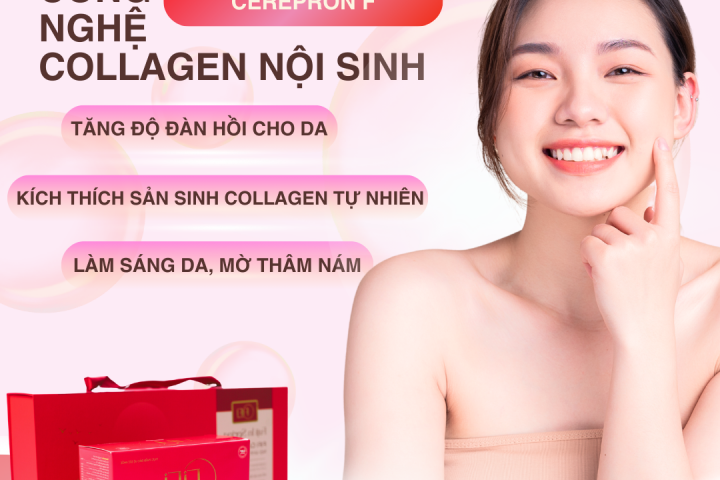 Cerepron F: "Chiến binh" bí mật chống lão hóa, bảo vệ cấu trúc da từ sâu bên trong