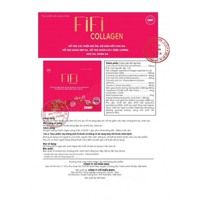 Combo 03 Hộp | FiFi Collagen Nội Sinh | Chống Lão Hóa Và Cân Bằng Nội Tiết